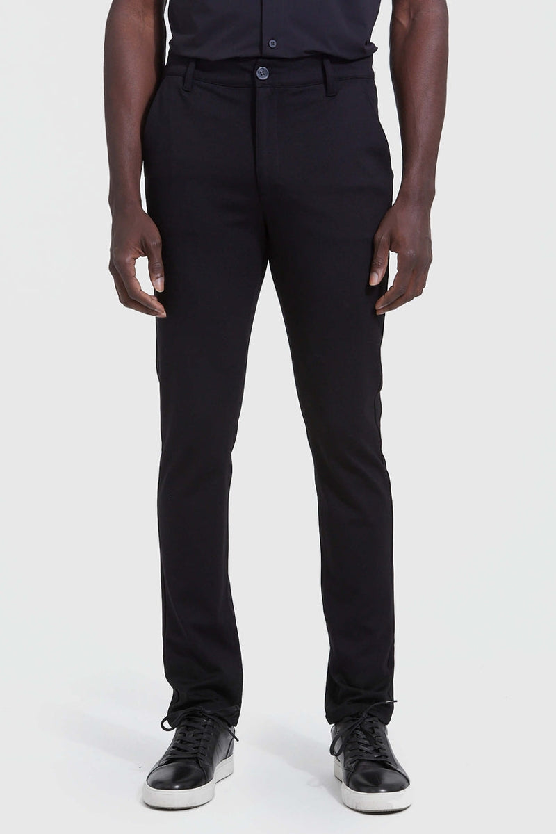 Wholesale,True Classic, True Classic Black 4-way Stretch Tech Chino Pant, Black, 30W-30L-Tag30