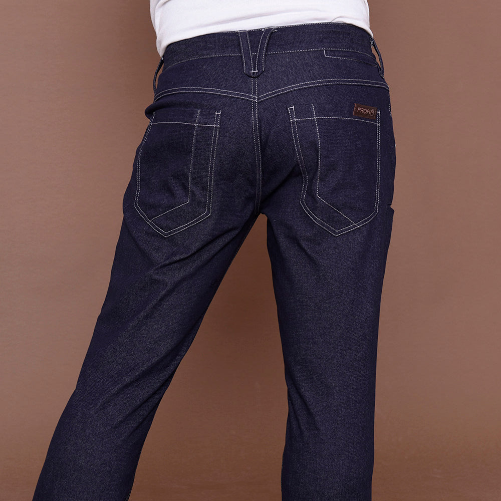 Brand Partner,PROFI, PROFI Navy with White Stitch Low-rise Functional Jeans, Blue, 30W-28L-Tag30
