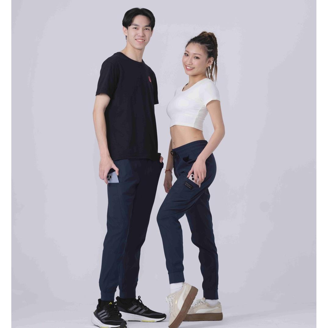 Direct From Brand,PROFI, PROFI Navy Blue Multi-Functional Sun protection and UV resistance Sporty Joggers, Blue, 31W-28L-TagM