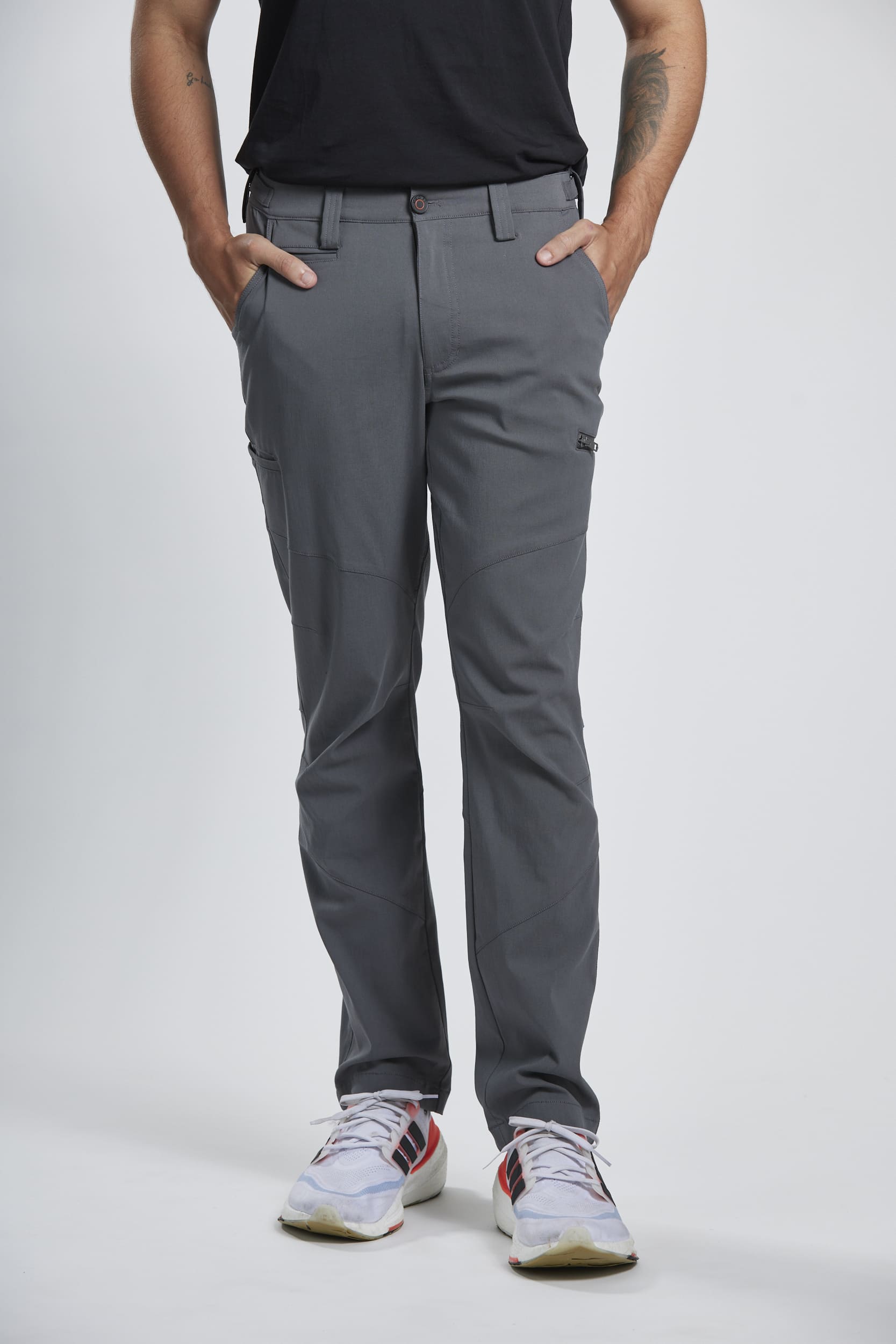 Direct From Brand,PROFI, PROFI Galactic Grey All-Purpose Multi-Pocket UV-resistant Functional Pants, Grey, 30W-30L-Tag30