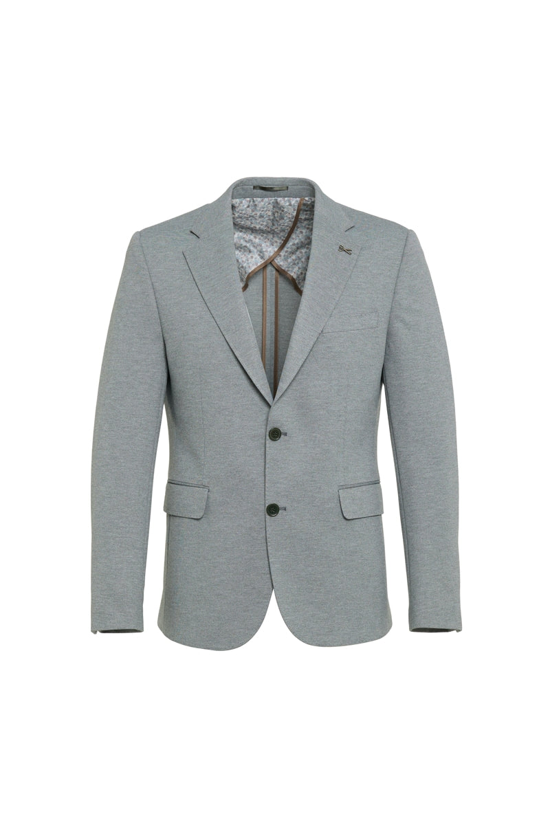 Wholesale,Luchiano Visconti, Luchiano Visconti Grey Knit Pique Performance Blazer, Grey, Small-36-Tag36Small-38-Tag38Medium-40-Tag40Large-44-Tag44Extra Large-46-Tag46