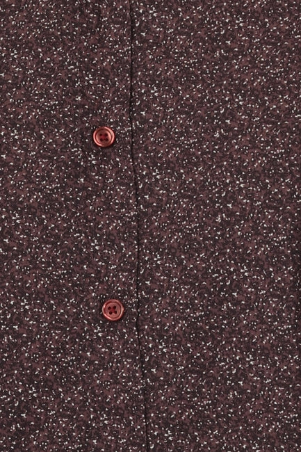 Wholesale,Vustra, Vustra Maroon Prairie Bloom Print Organic Cotton Shirt, Purple, Medium-43-TagMLarge-45-TagLExtra Large-47-TagXL