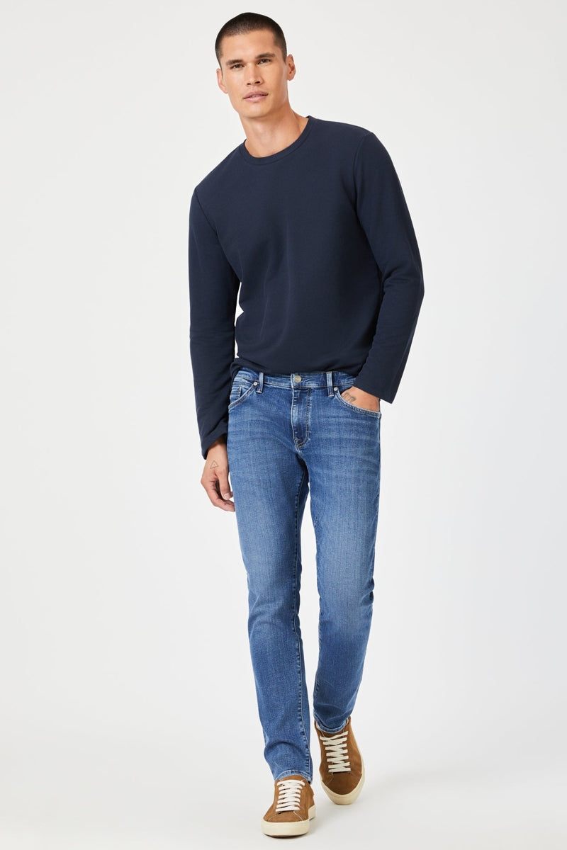 Wholesale,Mavi, Mavi Ocean Organic Vintage Zach Straight Leg Jeans, Blue, 32W-32L-Tag32