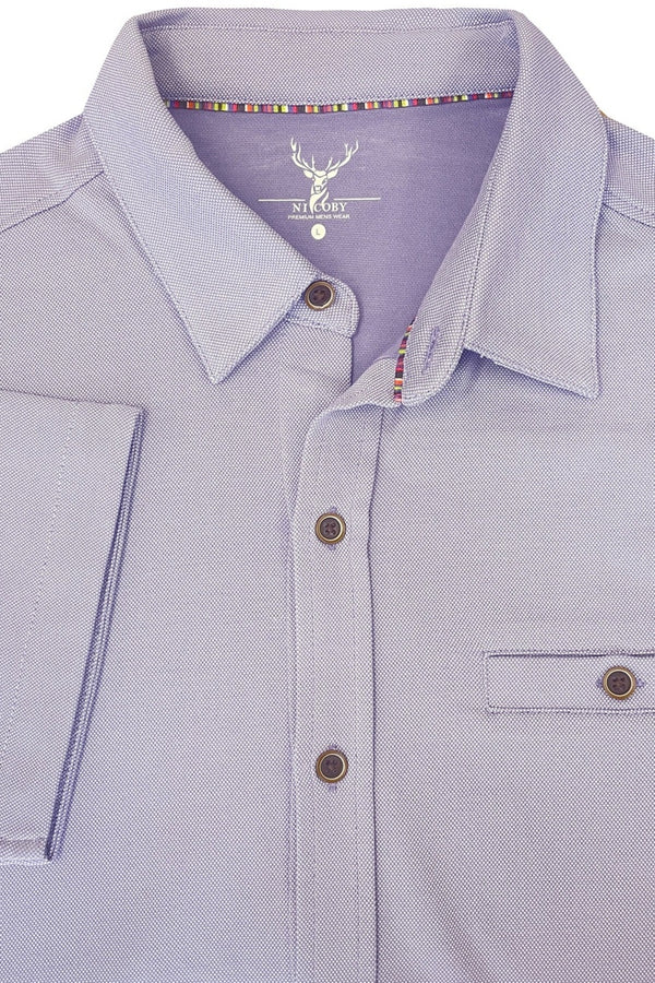 Nicoby Age of Wisdom Purple Knit Shirt