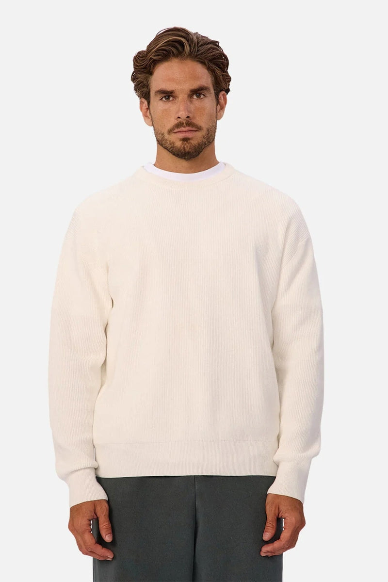 Wholesale,INDUSTRIE AUSTRALIA, INDUSTRIE AUSTRALIA White Crewneck Sweater, White, Medium-46-TagM