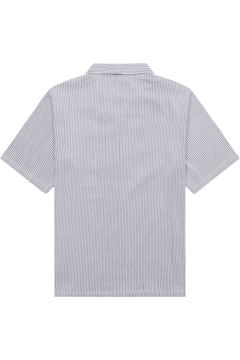 Wholesale,Signal Clothing, Signal Clothing Navy with White Striped Textured Shirt, Blue, Large-48-TagL