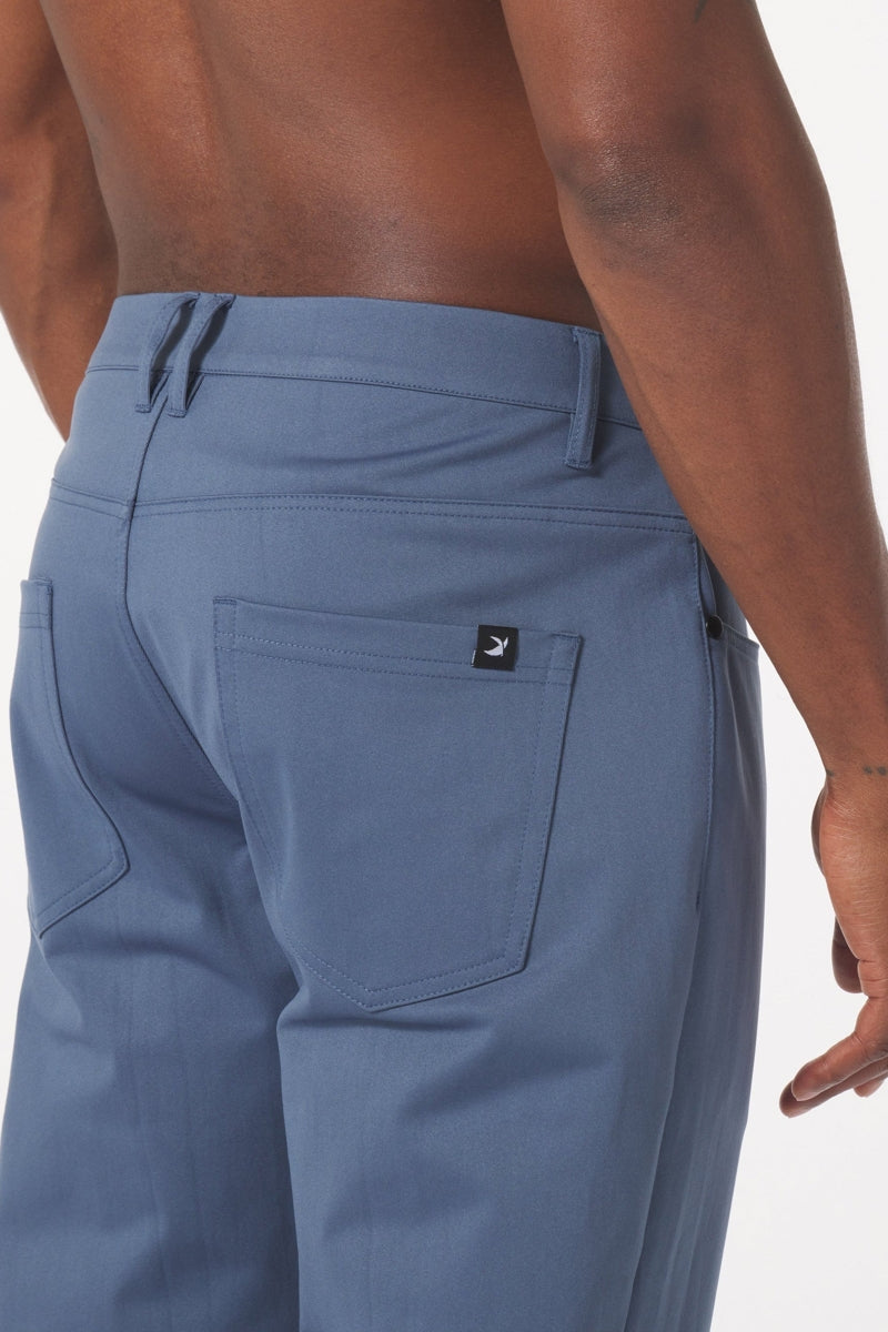 Wholesale,Glyder, Glyder Washed Blue Warp Knit Chino Pant, Blue, 34W-31L-TagL