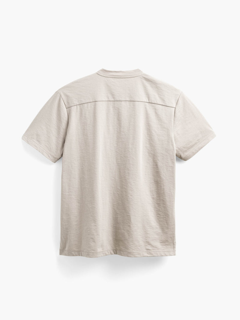 Ministry of Supply Taupe Short Sleeve Henley