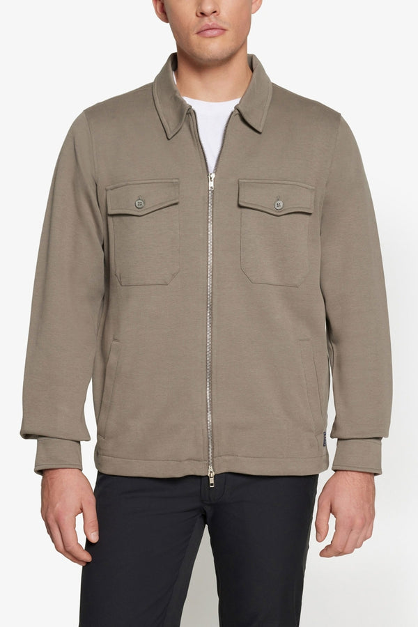 Signal Clothing Smokey Olive Full Zip Overshirt
