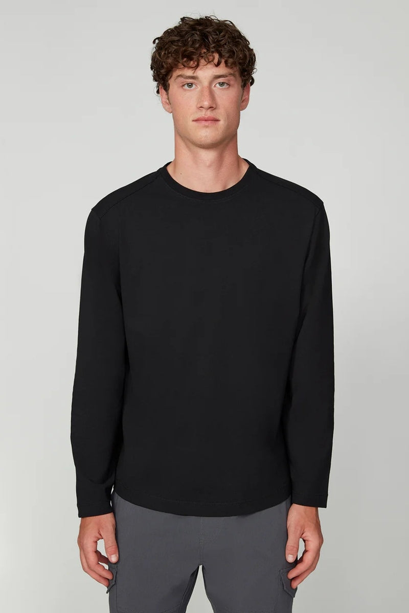 Wholesale,Projek Raw, Projek Raw Black Noir Knit Crew Neck T-Shirt, Black, Small-42-TagSMedium-44-TagMLarge-47-TagLExtra Large-50-TagXLExtra Extra Large-53-TagXXL