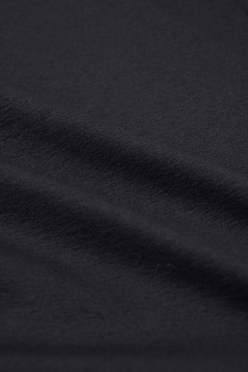 Direct From Brand,FYNE, FYNE Black Moisture Absorption T-Shirt, Black, Large-45-TagL