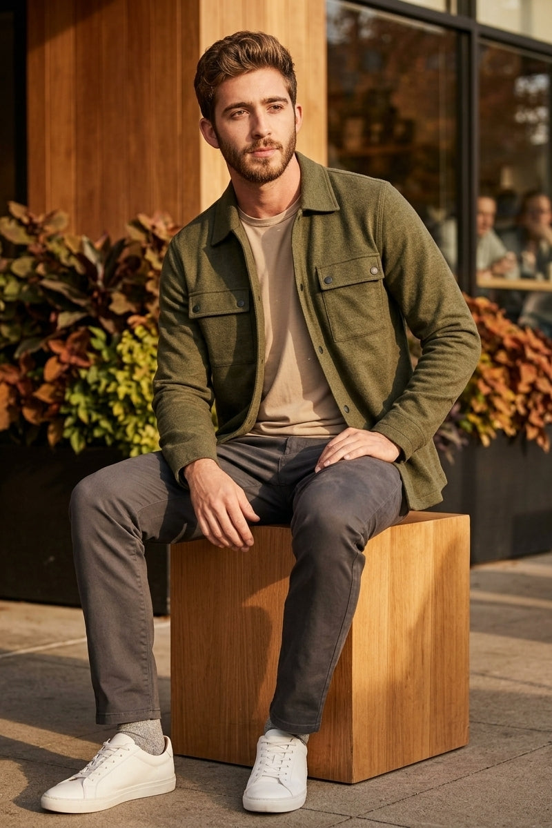 Nordstrom Rack, Civil Society Dark Olive Green Snap Front Knit Shacket, Green, Extra Large-46-TagXLLarge-44-TagLMedium-44-TagLMedium-42-TagMSmall-40-TagSLarge-46-TagLMedium-45-TagMSmall-44-TagSMedium-44-TagMExtra Extra Large-49-TagXXLSmall-42-TagSExtra Large-48-TagXLExtra Extra Large-50-TagXXL