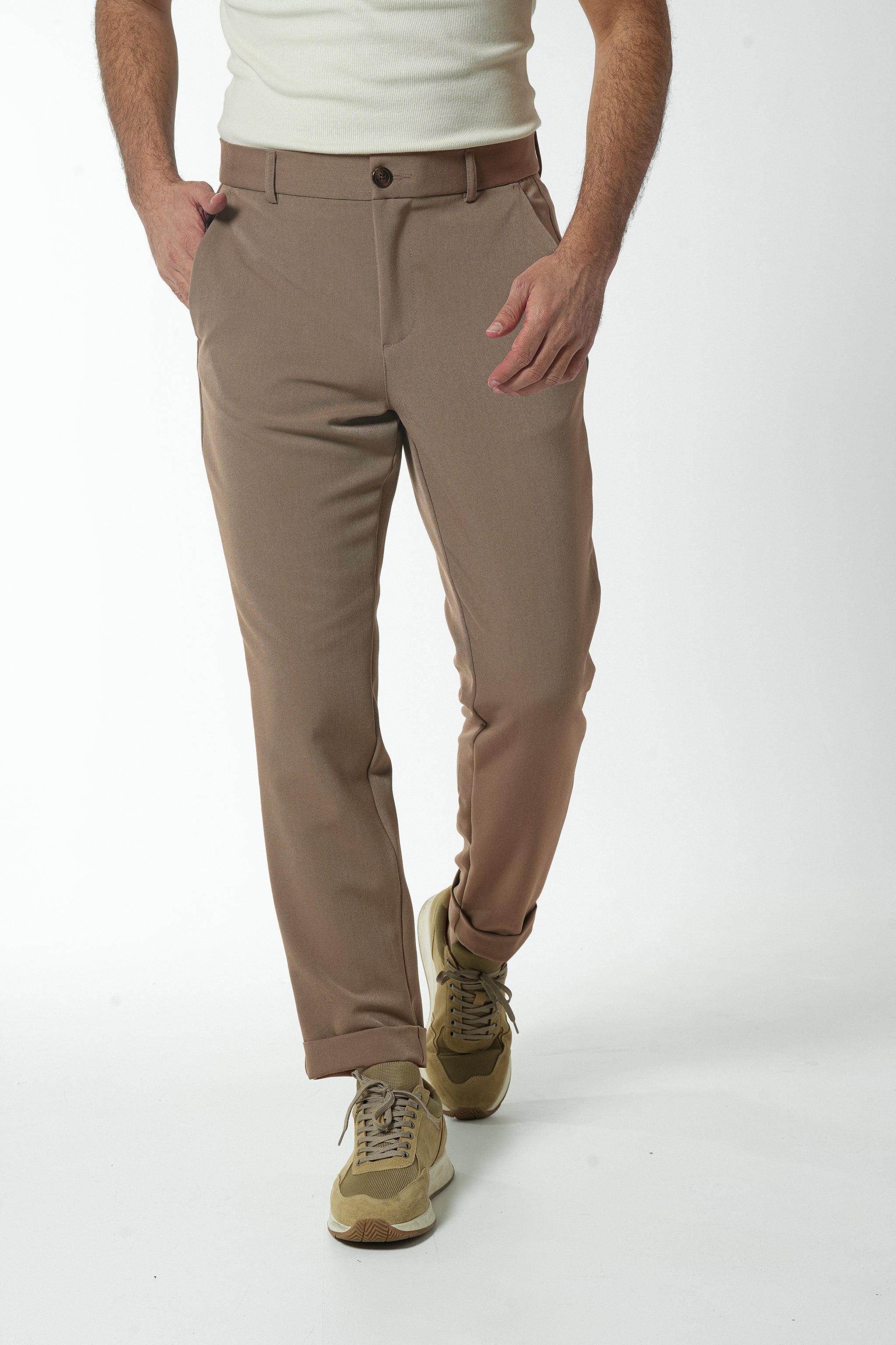 Wholesale,Donato, Donato Tan Chino Pant, Tan, 36W-29L-Tag44