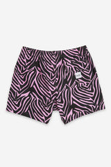 Eubi Zebra Print Stretchy Swim 5" Shorts