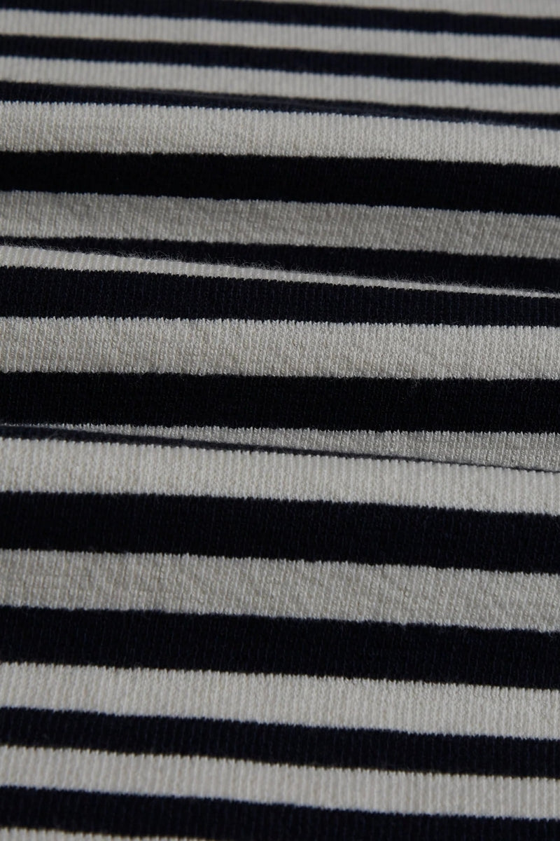 Wholesale,Wax London, Wax London Navy/Ecru Textured Striped Organic Cotton T-Shirt, Blue, Extra Large-46-TagXL