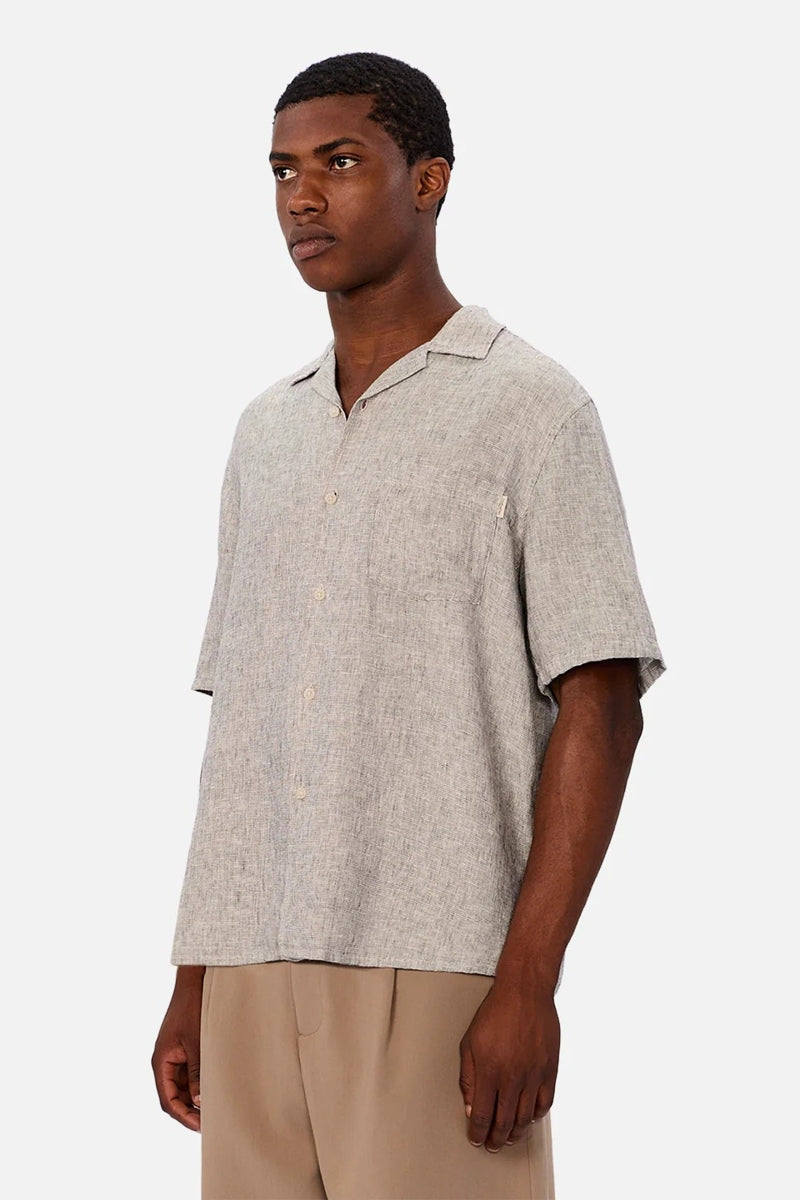 Wholesale,INDUSTRIE AUSTRALIA, INDUSTRIE AUSTRALIA Grey Houndstooth Textured Shirt, Grey, Large-47-TagL