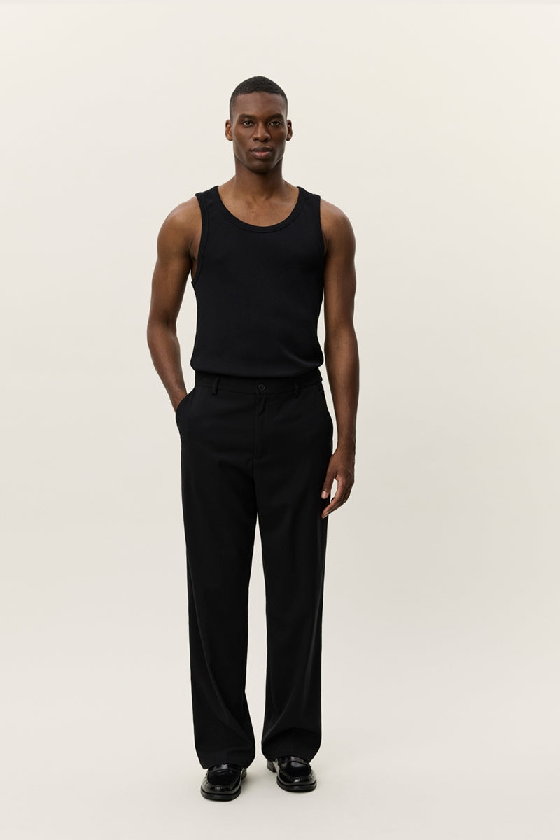 Wholesale,Les Deux, Les Deux Black Stretch Drapey Suiting Pants, Black, 36W-32L-Tag34