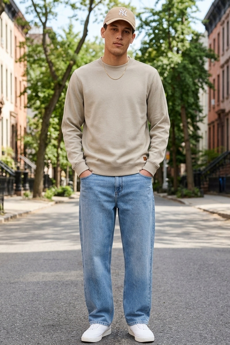 Wholesale,Fundamental Coast, Fundamental Coast Steel Grey Soft Knit Sweatshirt, Grey, Small-38-TagSMedium-42-TagMLarge-44-TagLExtra Large-47-TagXLExtra Extra Large-50-TagXXL