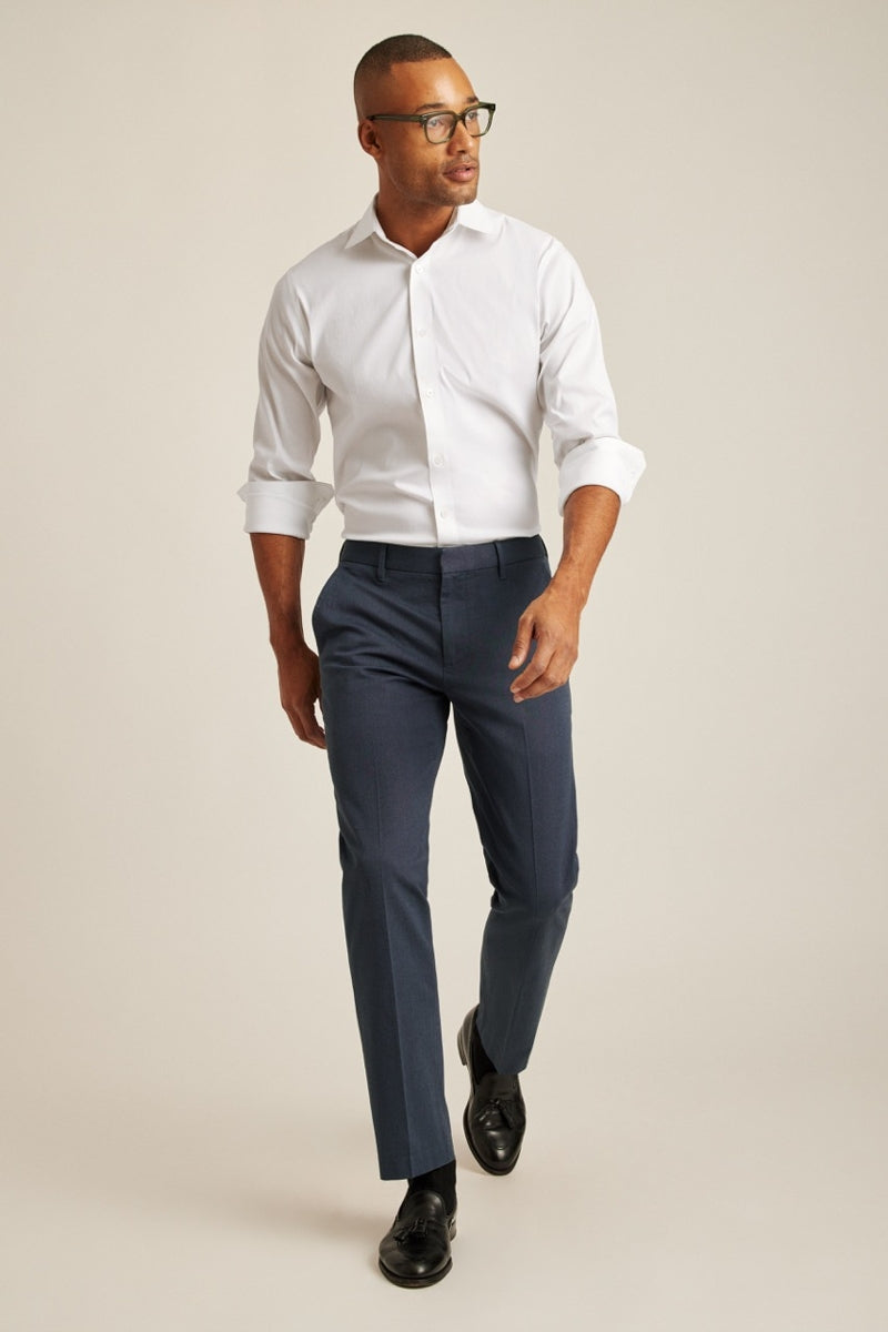 Wholesale,Bonobos, Bonobos Steel Blue Slim Stretch Yarn Dye Dress Pants, Blue, 34W-34L-Tag34