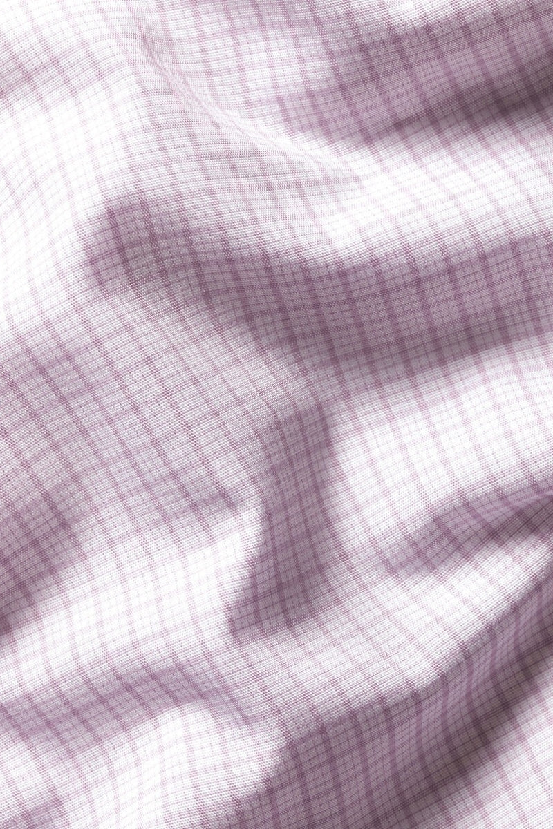 Wholesale,Charles Tyrwhitt, Charles Tyrwhitt Lilac Stretch Poplin Check Shirt, Purple, Small-40-Tag15Medium-44-Tag16Extra Large-48-Tag17