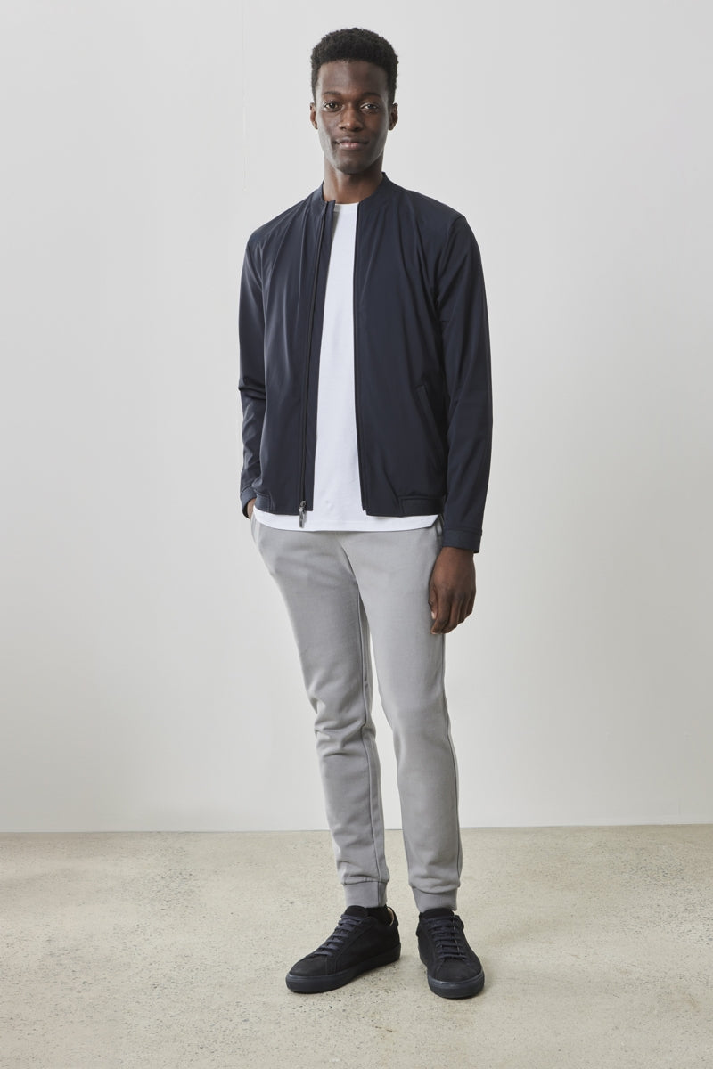 Wholesale,Robert Barakett, Robert Barakett Navy Double Zip Windbreaker Jacket, Blue, Medium-43-TagM