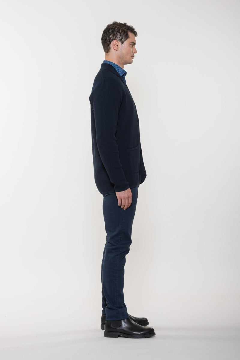 Wholesale,American Heritage, American Heritage Navy Jacquard Sweater Cardigan, Blue, Small-42-TagSMedium-44-TagMLarge-46-TagLExtra Large-46-TagXLExtra Extra Large-50-TagXXL