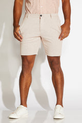 Civil Society Cinnamon Brown Herringbone Knit 7" Shorts