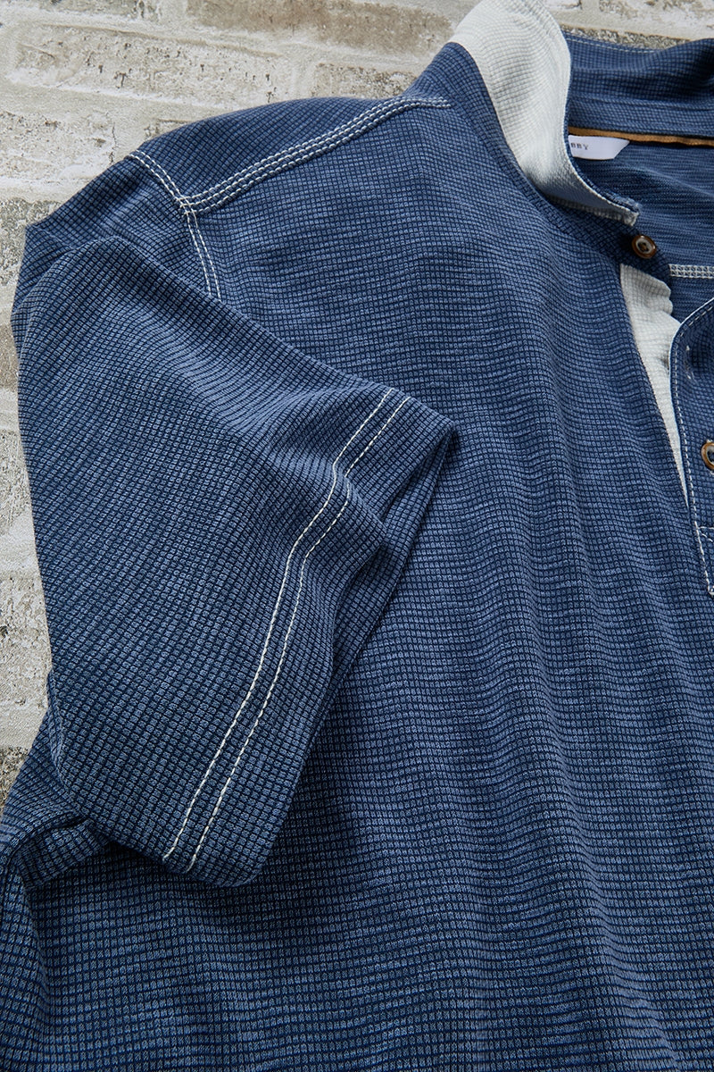 Wholesale,Nicoby Age of Wisdom, Nicoby Age of Wisdom Navy Textured Slub Polo, Blue, Medium-43-TagMLarge-45-TagLExtra Large-47-TagXL