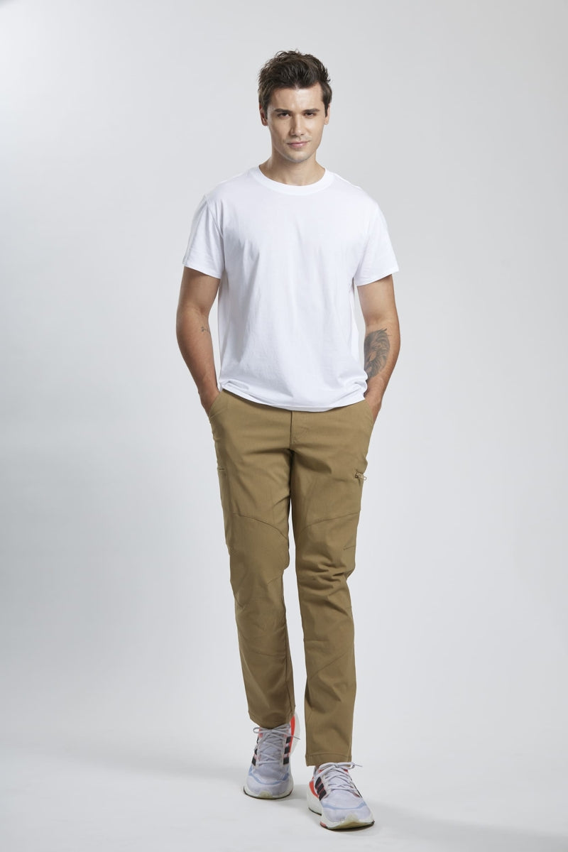 Direct From Brand,PROFI, PROFI Khaki All-Purpose Multi-Pocket UV-resistant Functional Pants, Tan, 34W-31L-Tag34