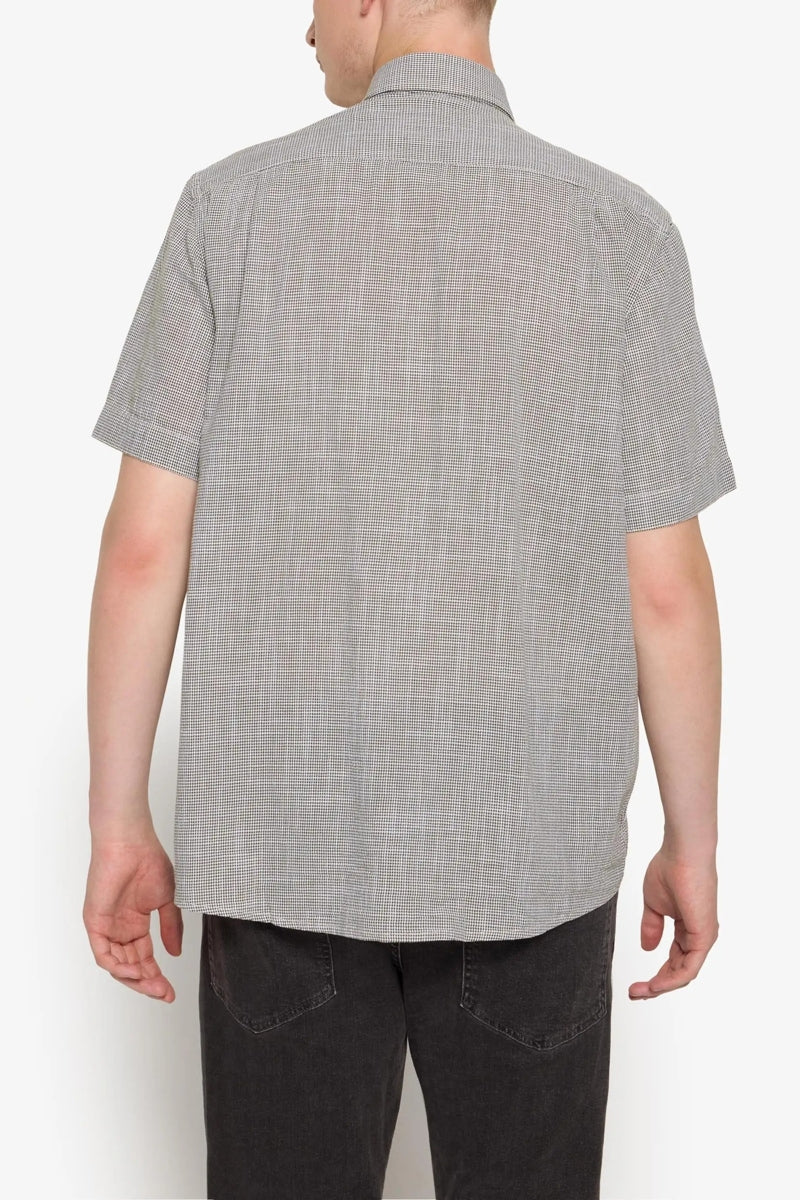 Wholesale,Signal Clothing, Signal Clothing Cypress Green Houndstooth Print Shirt, Green, Extra Large-52-TagXL