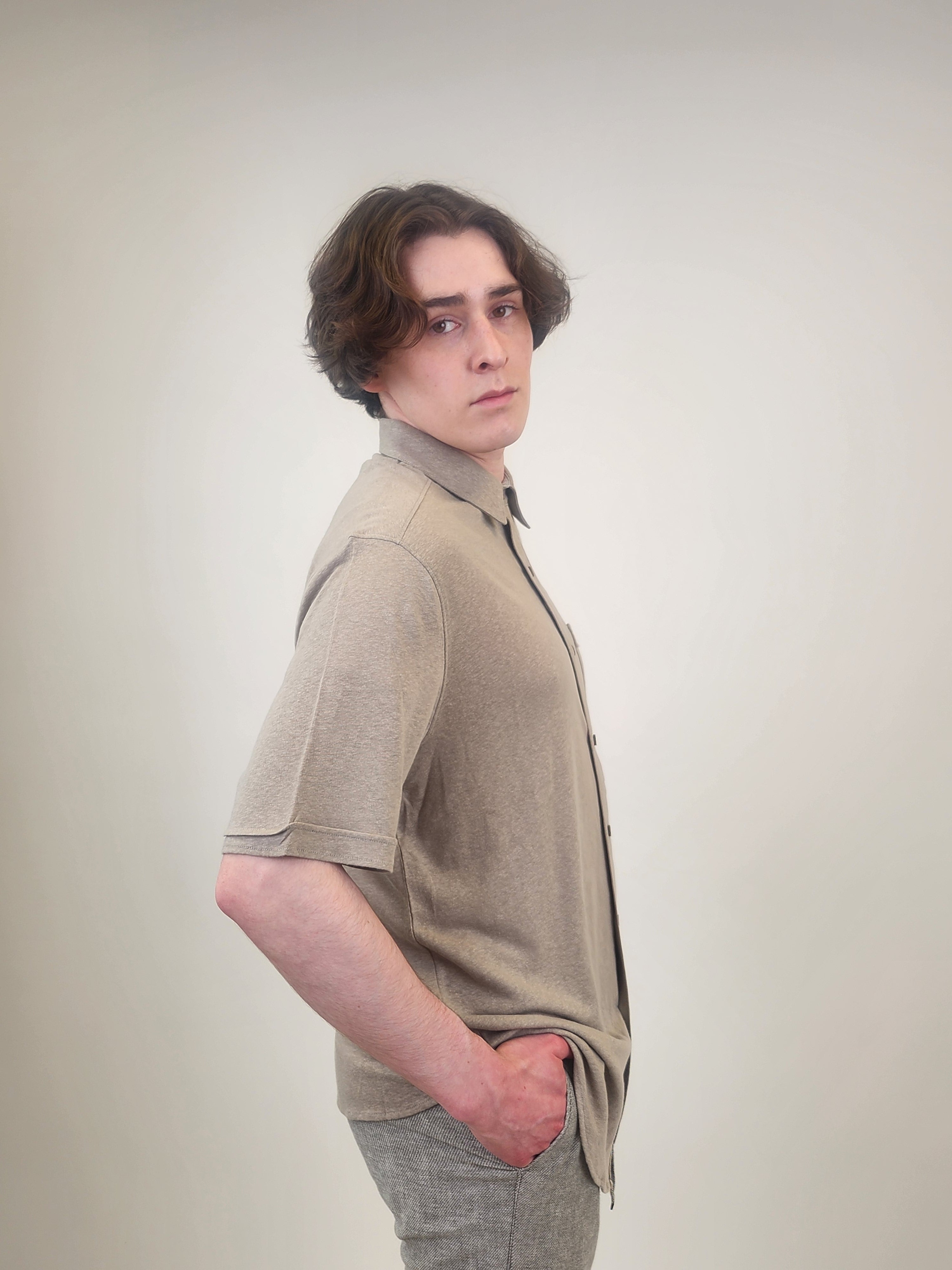 Wholesale,Nicoby Age of Wisdom, Nicoby Age of Wisdom Sand Button Front Shirt, Tan, Medium-42-TagMLarge-44-TagLExtra Large-48-TagXLExtra Extra Large-50-TagXXL