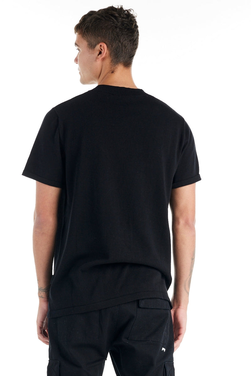 Wholesale,Nana Judy, Nana Judy Black Luxe Soft Knit Tee, Black, Medium-43-TagM