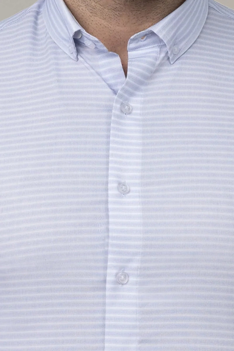 Wholesale,Twillory, Twillory Blue/White Wave Dobby Untuckable Shirt, Blue, Small-40-TagSMedium-43-TagM