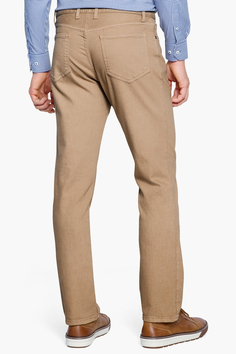 Wholesale,Johnston & Murphy, Johnston & Murphy Khaki Overdye Straight Leg Jeans, Tan, 32W-30L-Tag32