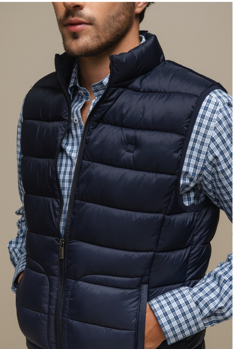 Faire,SMF, SMF Navy Padded Vest, Blue, Medium-43-TagL