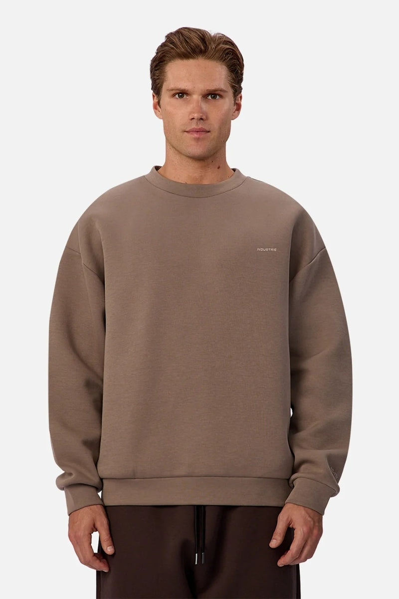 Wholesale,INDUSTRIE AUSTRALIA, INDUSTRIE AUSTRALIA Tan Performance Long Sleeve Sweatshirt with Side pockets, Tan, Large-49-TagLMedium-47-TagMSmall-45-TagS