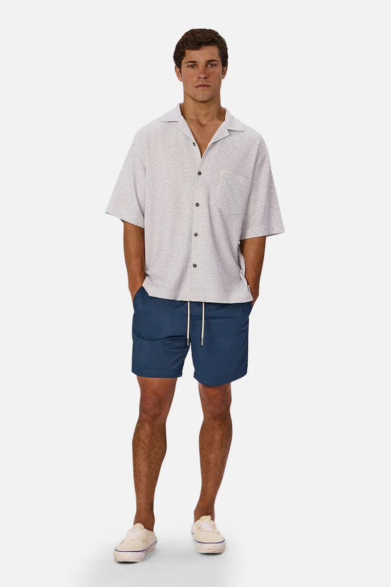Wholesale,INDUSTRIE AUSTRALIA, INDUSTRIE AUSTRALIA Blue/White Knit Textured Shirt, Blue, Medium-45-TagM