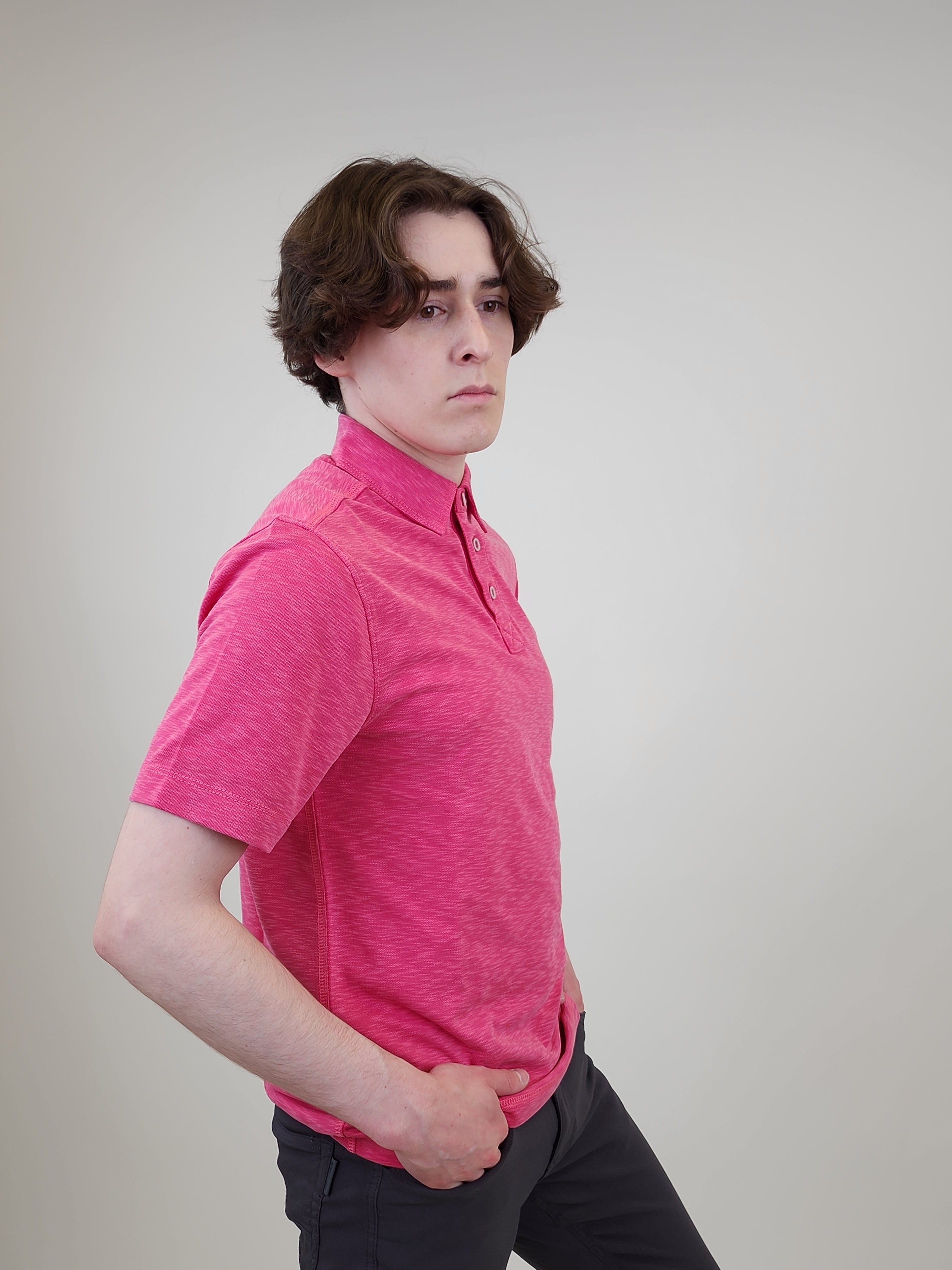 Wholesale,Nicoby Age of Wisdom, Nicoby Age of Wisdom Fuchsia Modal Polo, Pink, Large-44-TagLExtra Extra Large-50-TagXXLSmall-40-TagSMedium-42-TagM