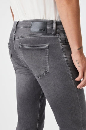 Wholesale,Mavi, Mavi Charcoal Smoke Brushed Slim Leg Athletic Jeans, Grey, 38W-32L-Tag38