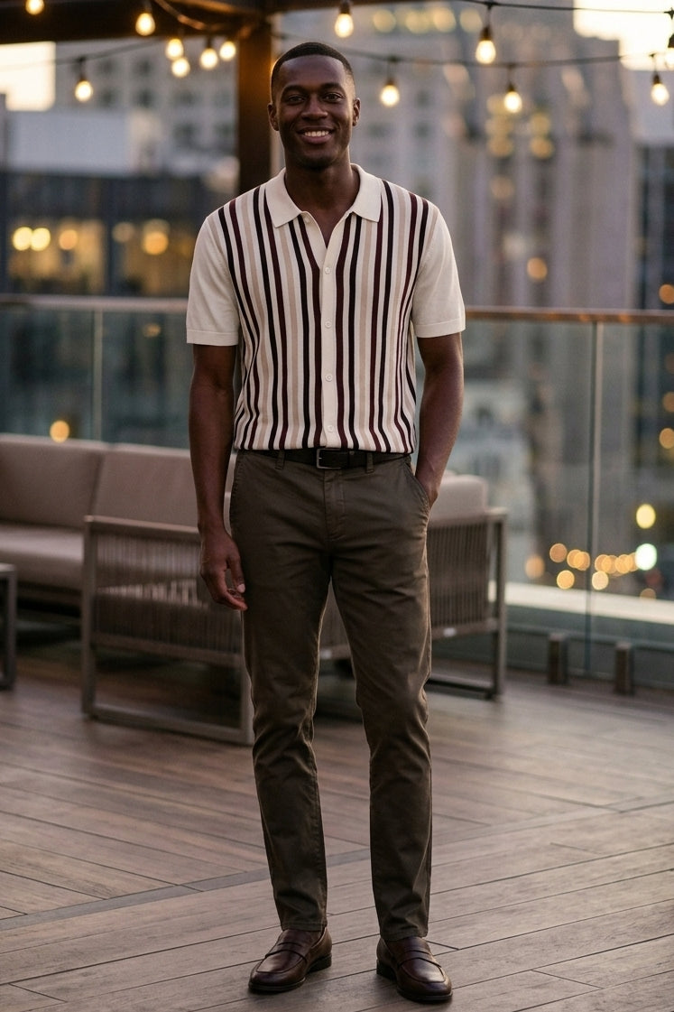 Wholesale,Selected Homme, Selected Homme Cream with Multi Striped Knitted Shirt, Cream, Small-40-TagSSmall-39-TagMMedium-42-TagMLarge-44-TagLMedium-41-TagLExtra Large-46-TagXLLarge-43-TagXLExtra Extra Large-49-TagXXLExtra Large-46-TagXXLExtra Small-36-TagSLarge-40-TagL