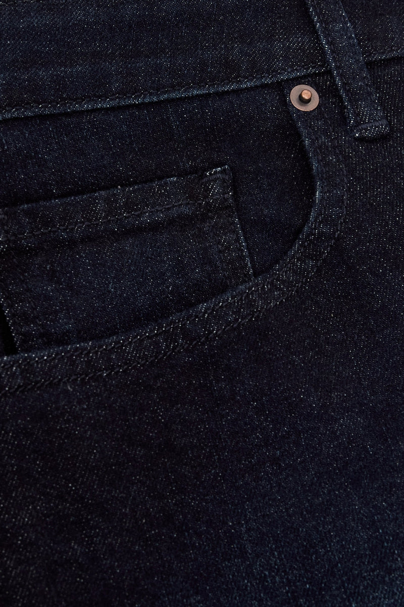 Faire,True Classic, True Classic Indigo Rinse Slim Stretch Jeans, Blue, 30W-34L-Tag30