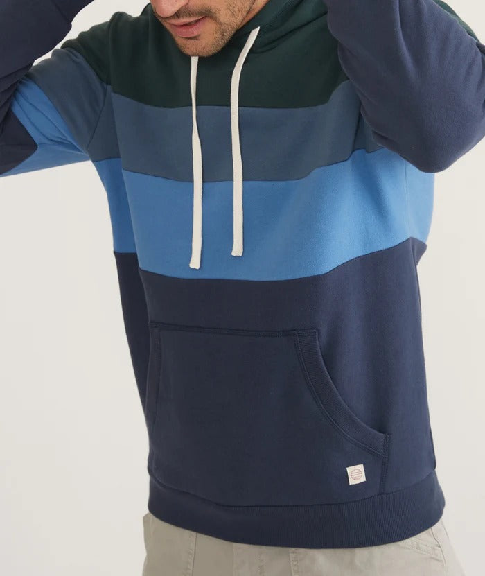 Wholesale,Marine Layer, Marine Layer Blue/Green Colorblock Hoodie, Blue, Extra Large-49-TagXL