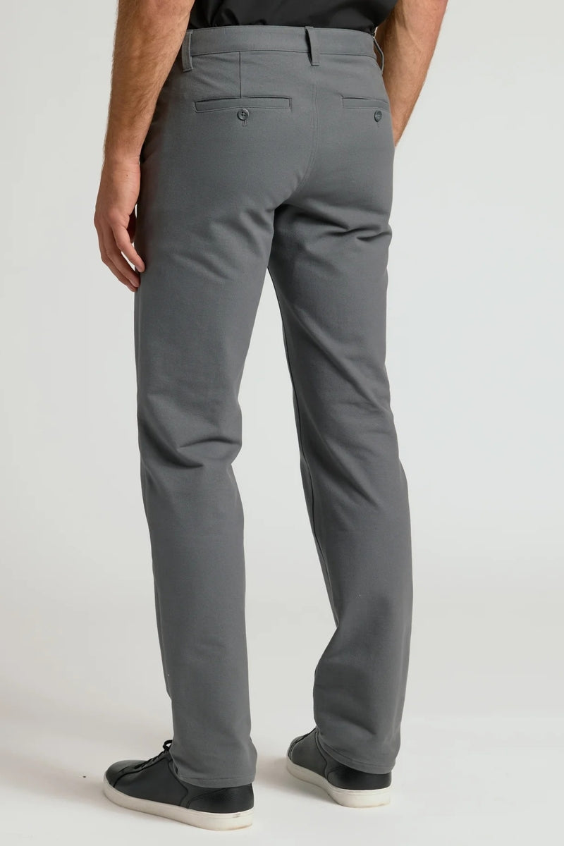Wholesale,True Classic, True Classic Carbon Straight Fit Classic Chino Pant, Grey, 38W-32L-Tag38