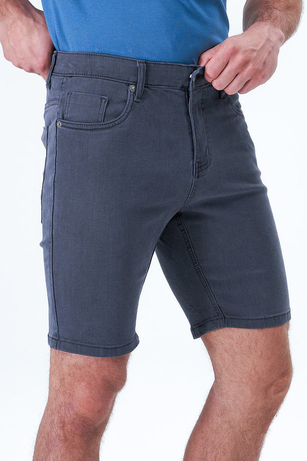 Eubi Stone Grey Air-Flex Jean 9" Shorts