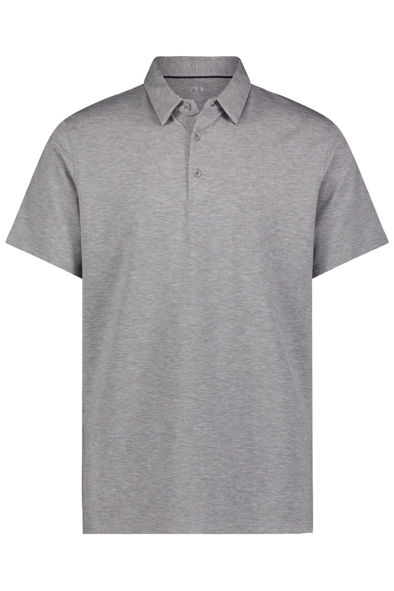 Wholesale,American Heritage, American Heritage Grey 4-way Stretch Performance Polo, Grey, Large-45-TagL
