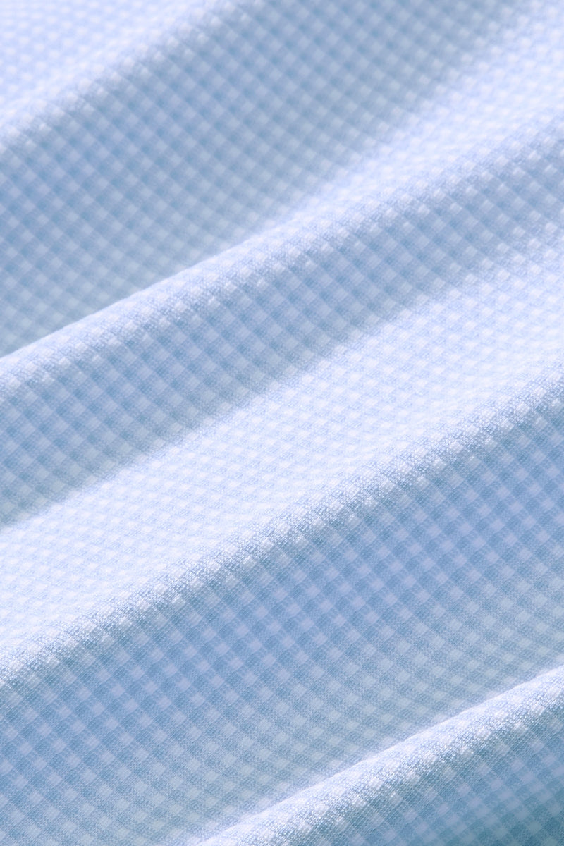Wholesale,Mizzen + Main, Mizzen + Main Blue/White Gingham No-Tuck Classic Shirt, Blue, Extra Large-52-TagXL