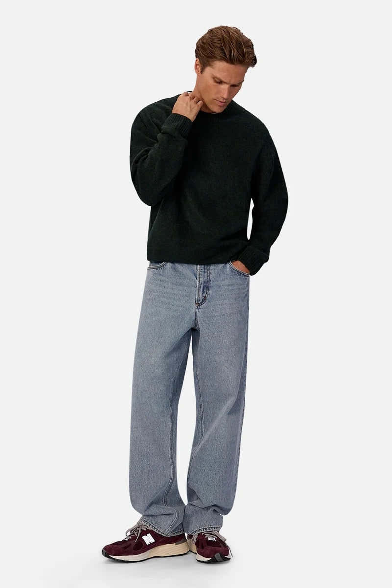 Wholesale,INDUSTRIE AUSTRALIA, INDUSTRIE AUSTRALIA Green Crewneck Sweater, Green, Large-50-TagL
