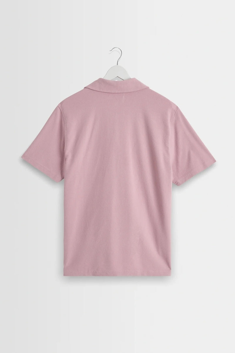 Wholesale,Wax London, Wax London Dusty Pink Textured Organic Cotton Polo, Pink, Medium-43-TagMLarge-45-TagLExtra Large-47-TagXL