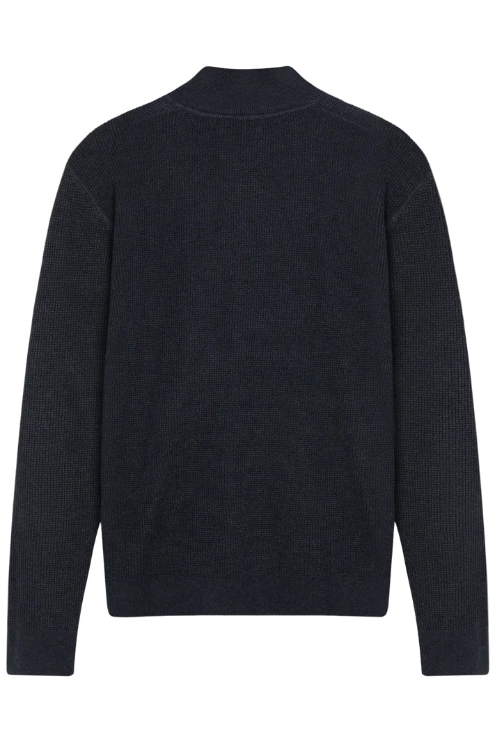 Wholesale,Signal Clothing, Signal Clothing Navy Knit Full Zip Pullover, Blue, Medium-44-TagM