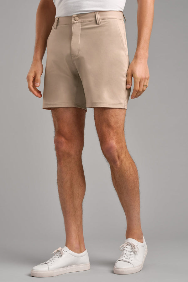 Rhone Khaki 7" Flex-Knit Short